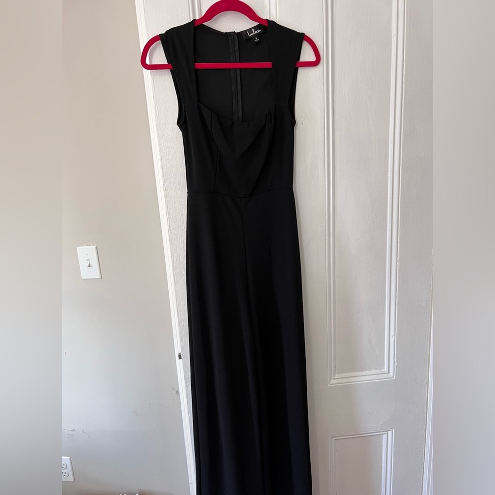 Lulu's black jumpsuit